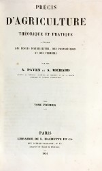 PRÉCIS D' AGRICULTURE THÉORIQUE ET PRATIQUE A L'USAGE DES ÉCOLES D AGRICULTURE, DES PROPRIÉTAIRES ET DES FERMIERS.